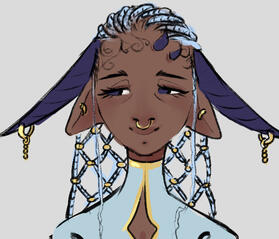 sketch ($5) + flats/light shading, but the sketch is REALLY simple so i wouldn't charge the full $5, probably like $2 lol